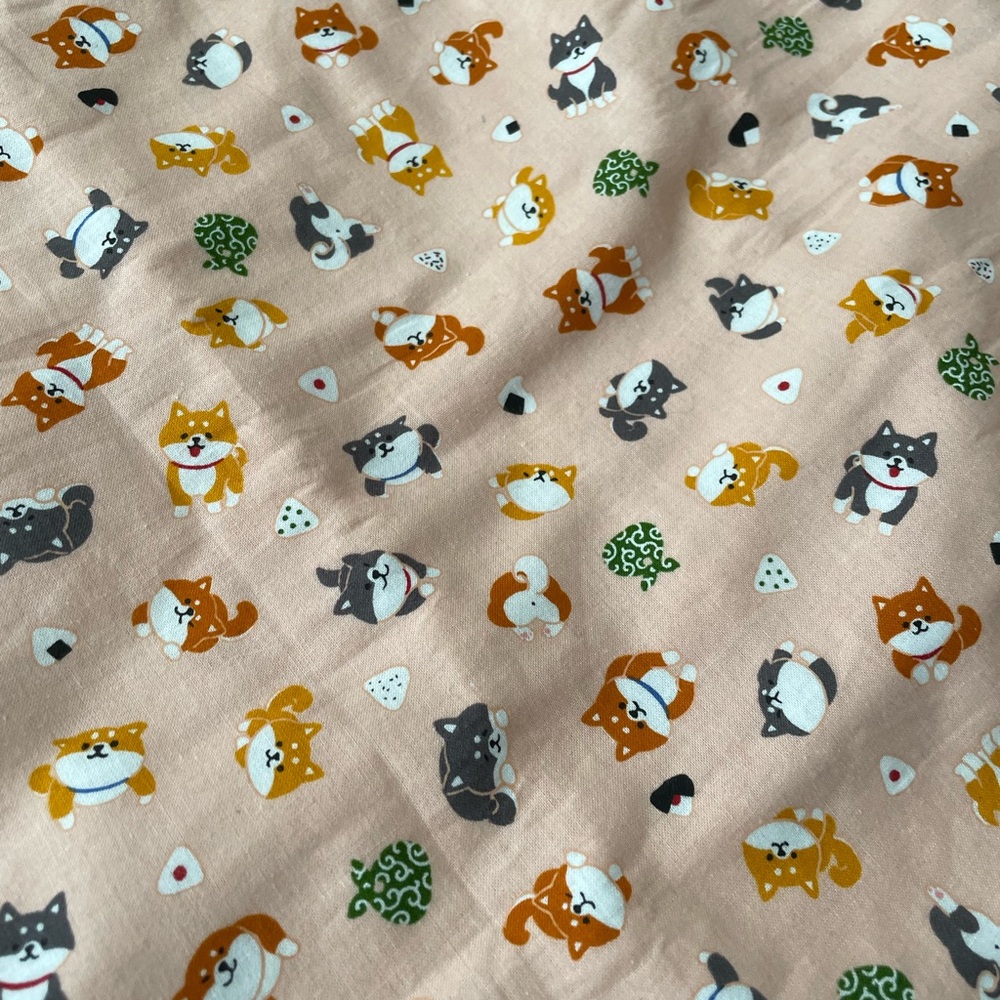 NWT Cute Shiba Inu Dog Print Tote Bag JAPAN - Picture 2 of 7